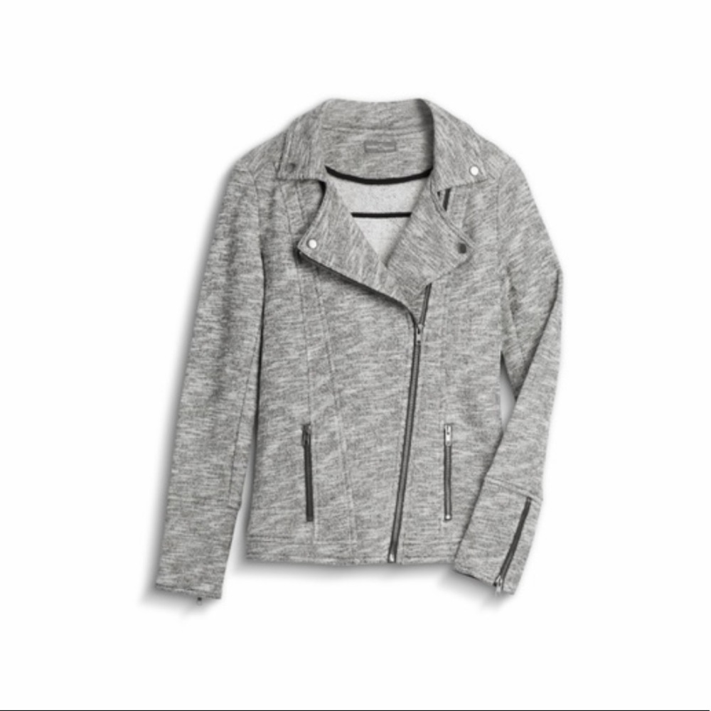 Market & Spruce Heather Gray Full Zip